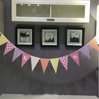 Розовый троянский флаг (около 2 метров)