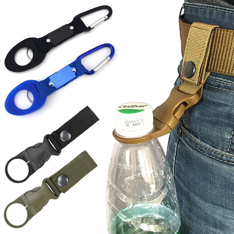 Outdoor water bottle buckle Beverage bottle buckle Mineral water bottle kettle quick hook Eagle mouth hook carabiner belt backpack hook