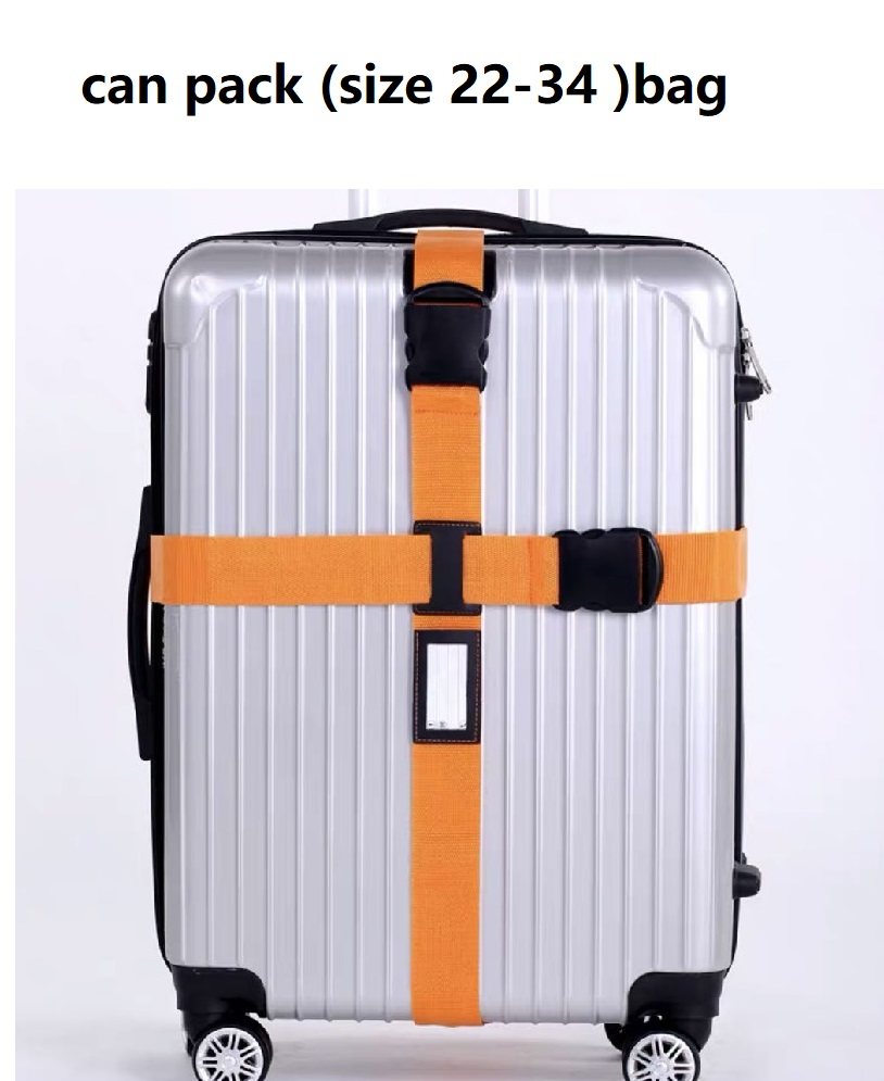 easy pack luggage bag suitcase packing belt cross straps 34