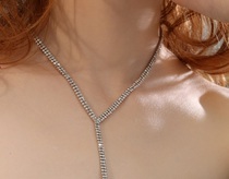 fashion shinning Y T Necklace sexy women jewelry accessories