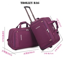travelling bag men women luggage suitcase business trolley