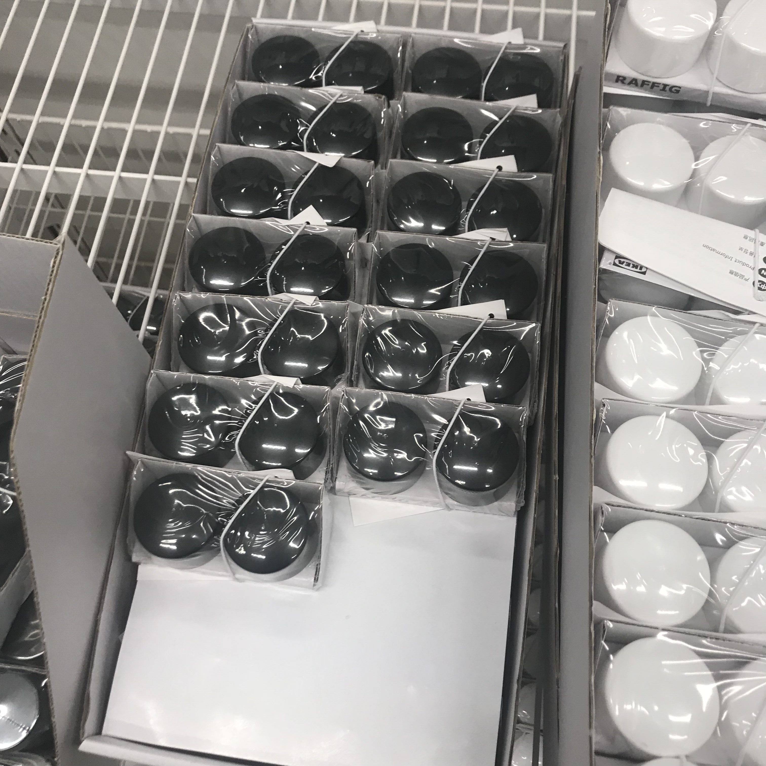 Карниз для штор 国内ikea苏州宜家代购 窗帘杆端饰瑞卡胡加窗帘杆头装饰品多形状