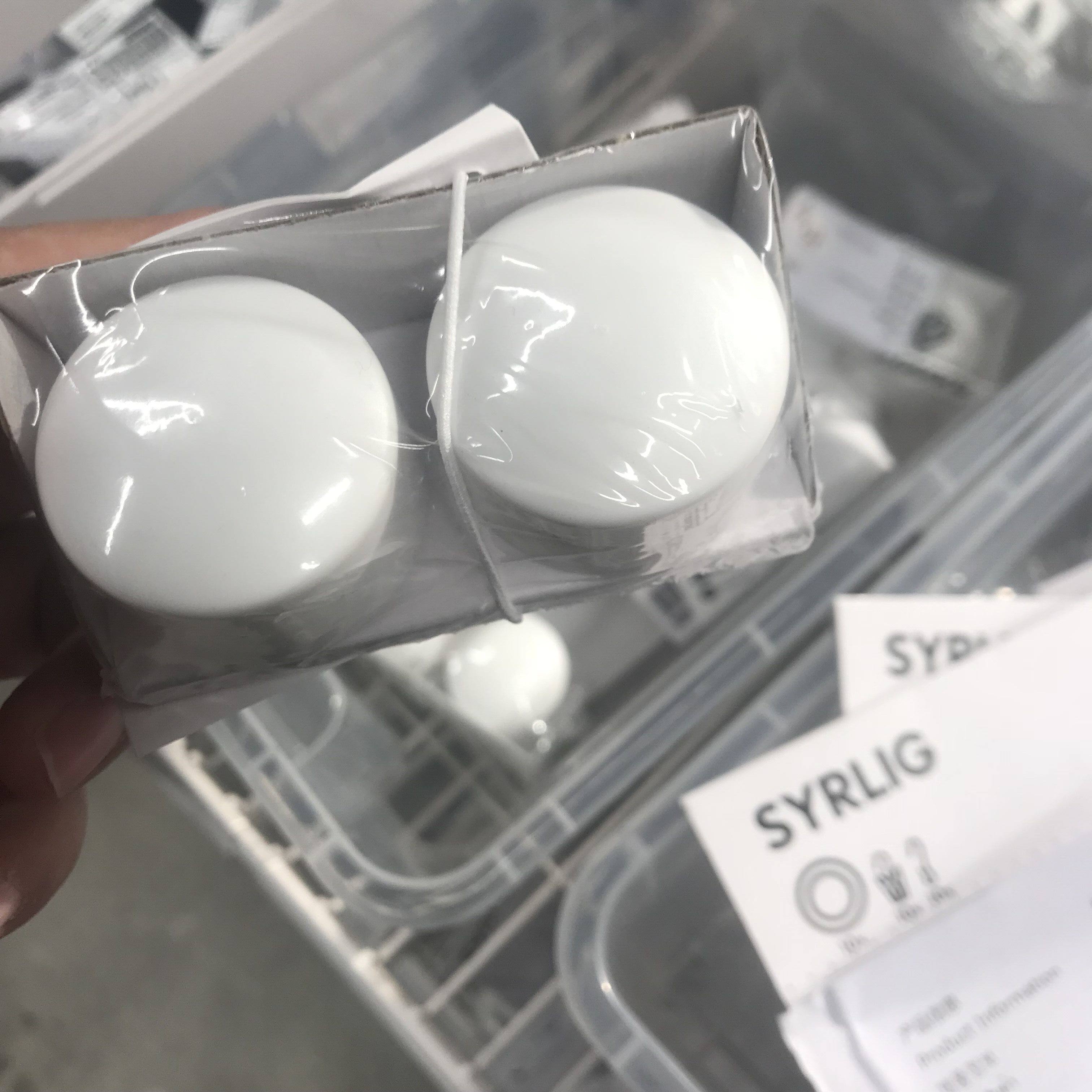 Карниз для штор 国内ikea苏州宜家代购 窗帘杆端饰瑞卡胡加窗帘杆头装饰品多形状