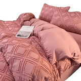 Трехмерная простыня, хлопковый комплект, элегантный пододеяльник, 4 предмета, 3 предмета