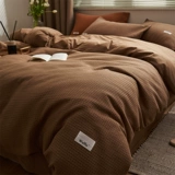 Корейский хлопковый комплект, хлопковая простыня, ретро пододеяльник, 4 предмета, 3 предмета, простой и элегантный дизайн