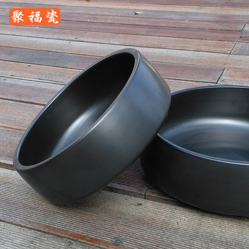 Ceramic flower pot narcissus hydroponic flower pot water lily one-leaf lotus bowl lotus flower pot old pile succulent flower pot modern decoration