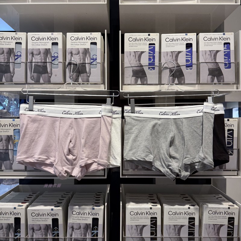 Ck Spring/Summer New Men's Signature Loop Logo Two-Pack Cotton Boxer Briefs Nb4604 Ck Spring/Summer New Men's Signature Loop Logo Two-Pack Cotton Boxer Briefs Nb4604