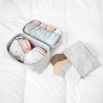 Non-toxic material travel underwear bra storage bag portable large capacity suitcase underwear socks split bag