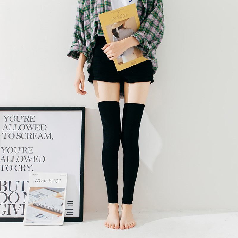 Leggings socks women's over the knee without socks to keep warm without even feet high socks bubble socks thin women's summer autumn and winter long