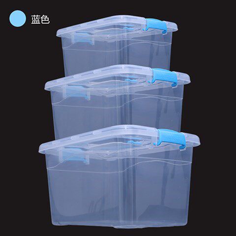 Containing box finishing small number of covered transparent containing box Toy containing box containing case clothing plastic 
