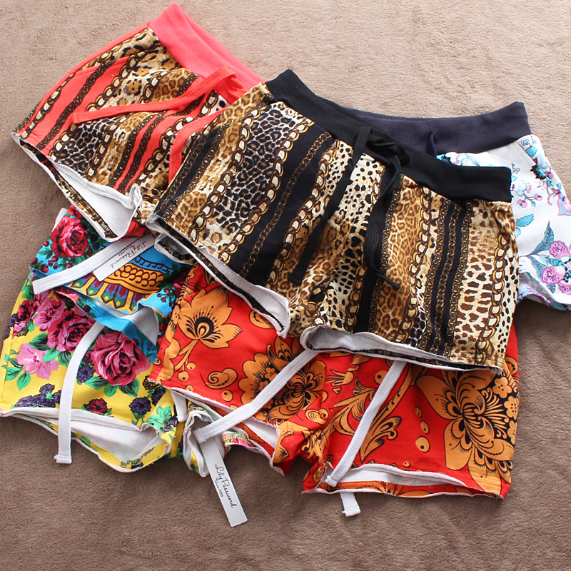 W545-A7 Clearance Women's European and American Singles Women's Cotton Stretch Shorts Summer Original Foreign Trade Order