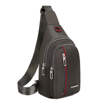 2019 New chest Bag Mens bag shoulder shoulder bag male tide students canvas leisure chest Tide brand small backpack
