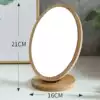 Large simple rectangular desktop mirror HD makeup mirror Desktop makeup mirror Folding portable makeup mirror
