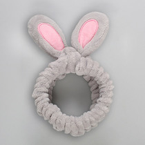 Wash hair towel womens headgear simple Korean headwear Net red hair hoop headband wash hair band cute makeup hair band