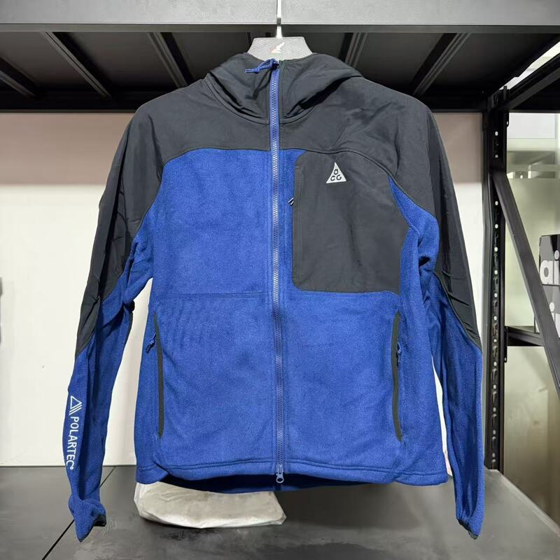 Nike Acg Polartec Outdoor Functional Patchwork Sports and Leisure Fleece Jacket Hj2459-010