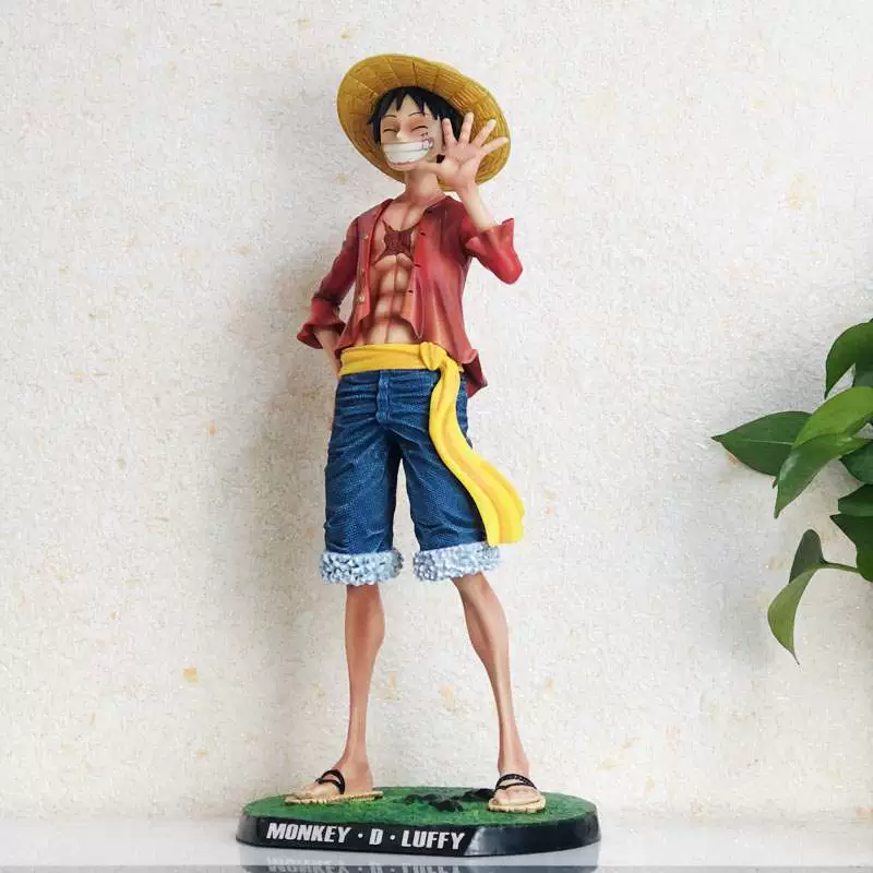 One Piece PT Luffy 1: 4 GK Net Red Smiley Mũ rơm Hình tượng quá khổ Quà tặng mô hình - Capsule Đồ chơi / Búp bê / BJD / Đồ chơi binh sĩ