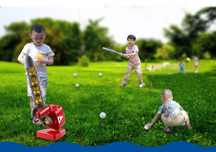 Bán chạy nhất trẻ em bóng chày quần vợt bóng tự động máy đồ chơi ngoài trời tương tác giữa cha mẹ và trẻ em thể thao giải trí thể thao mẫu giáo - Bóng chày 	mua gậy bóng chày giá rẻ	