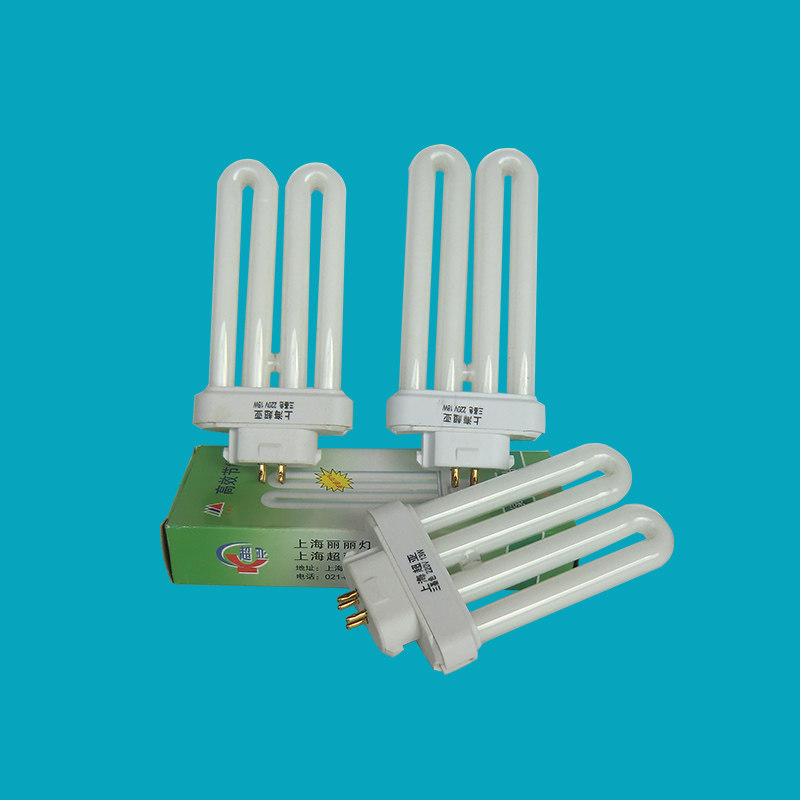 13W15W18W eye-eye table lamp tube plug tube square four-pin intubation 2U energy-saving lamp drain tube suction top kitchen lamp