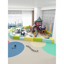 Early education center nursery software combination childrens sensory integration indoor soft package floor mat play area software guardrail fence