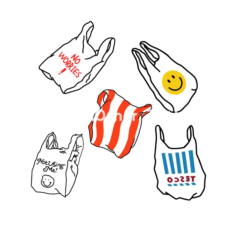AnOther Tattoo cute color plastic bag combination tattoo stickers ins style men and women buy one get one free - Taobao