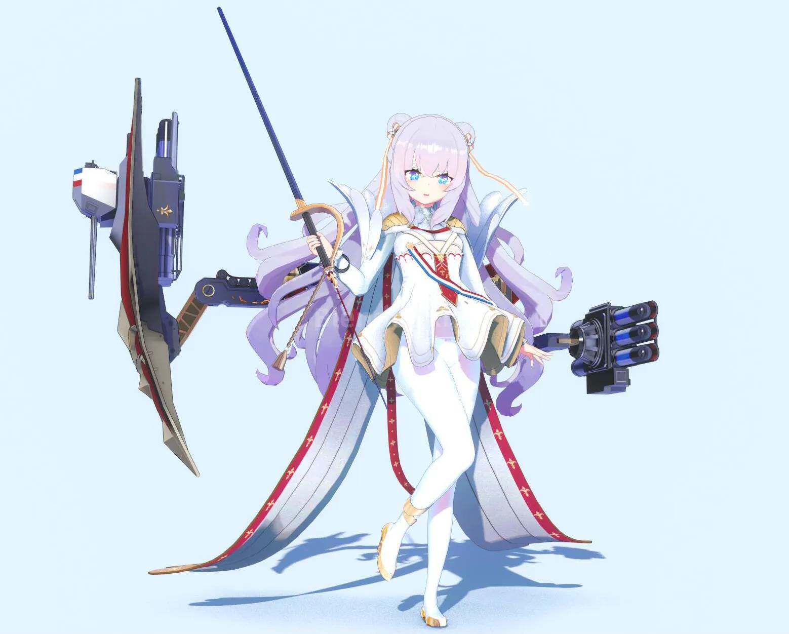 Le Malin·恶毒 三渲二模型 碧蓝航线【Blender＆PMX】-魔酷网