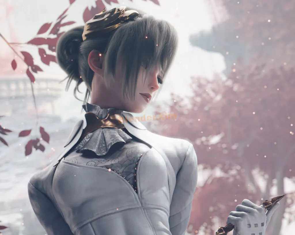 尼尔 NieR Reincarnation Blender工程文件-魔酷网