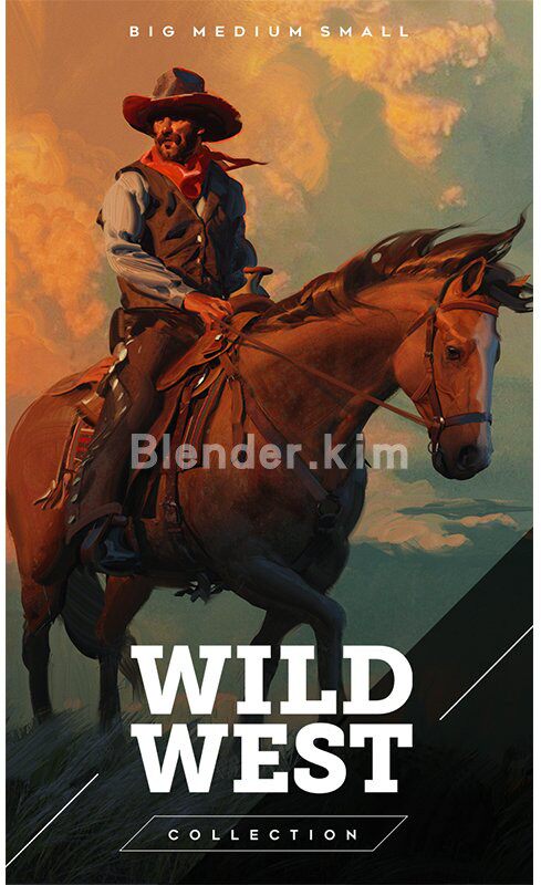 BMS 狂野西部资产套装 wildwest-魔酷网