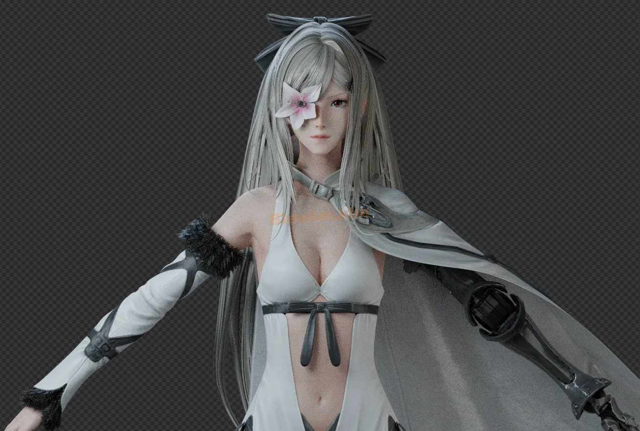 ZERO 龙背上的骑兵3 泽罗美少女带骨骼-魔酷网