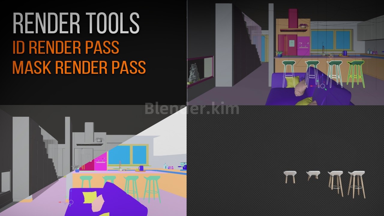 分层渲染工具 Render Tools – Blender插件-魔酷网