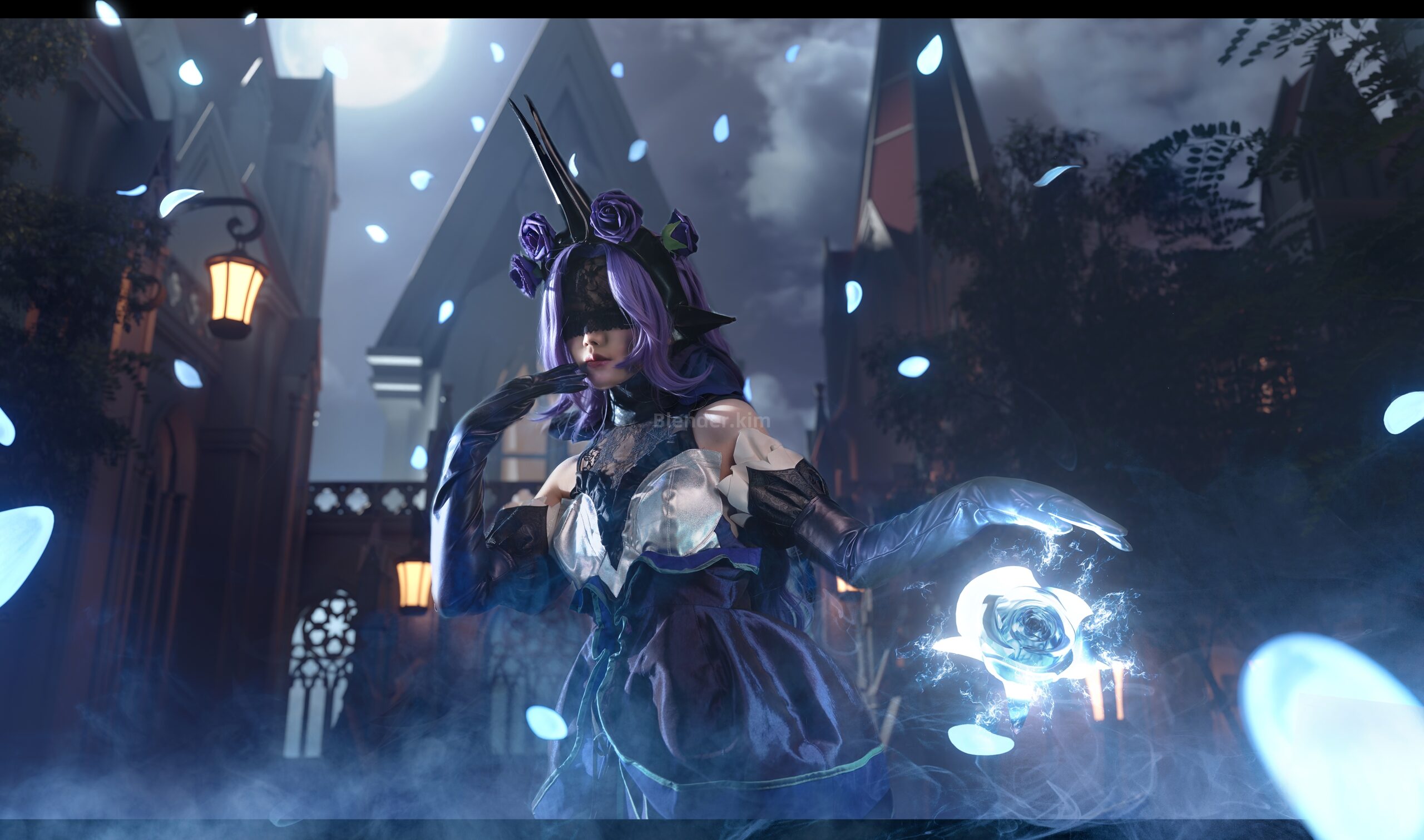 【Blender+ps】英雄联盟辛德拉工程分享-魔酷网