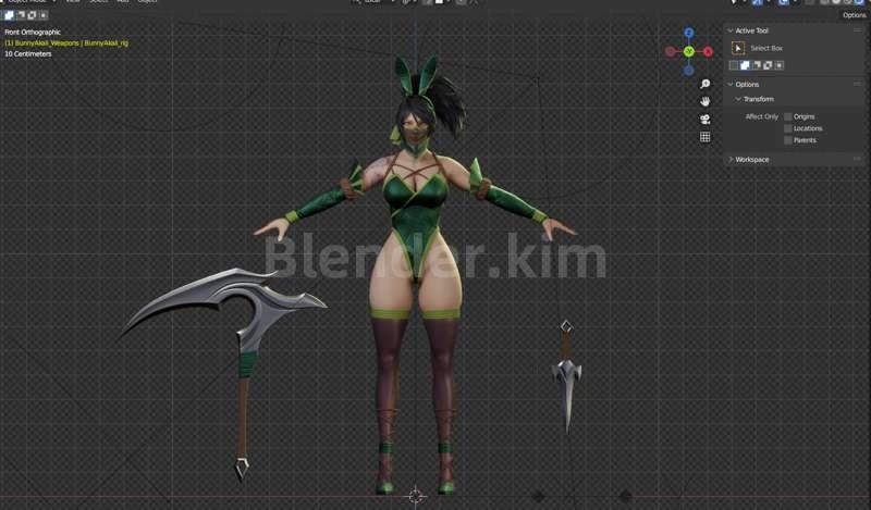 图片[2]-RyanReos 战斗兔女郎阿卡丽 24/3/31补档 完全版-魔酷网