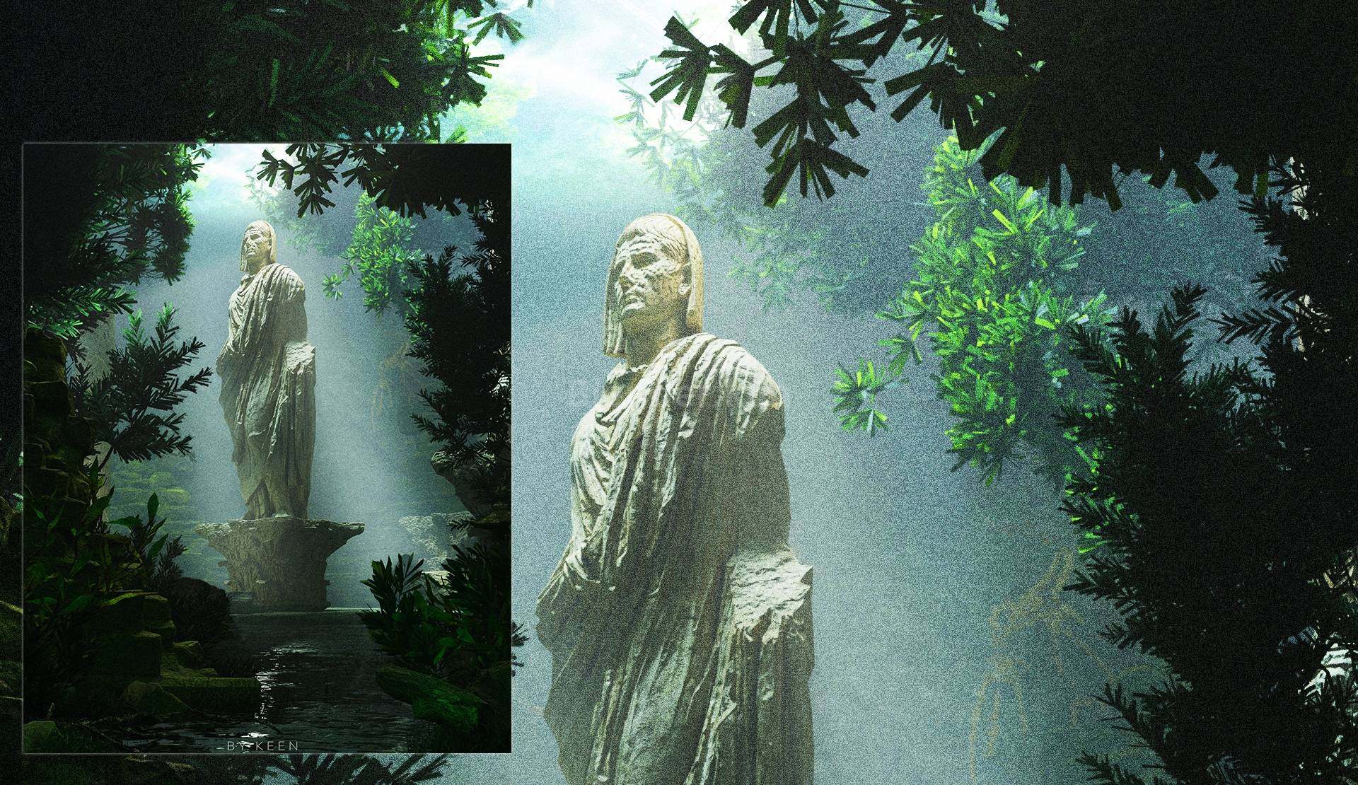 雕塑&光（Blender+Photoshop流程）（已打包好）-魔酷网