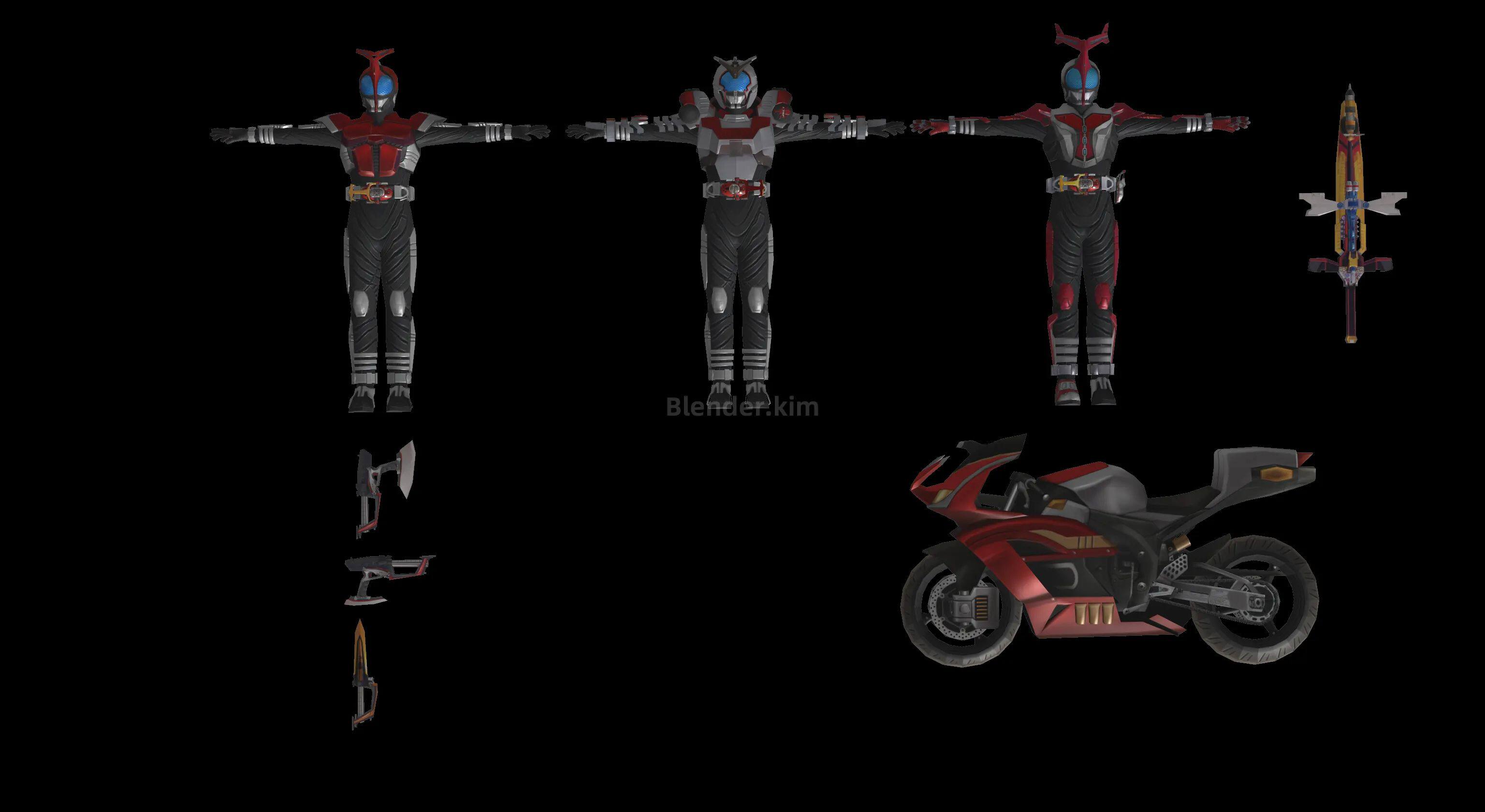 假面骑士kabuto xps模型-魔酷网