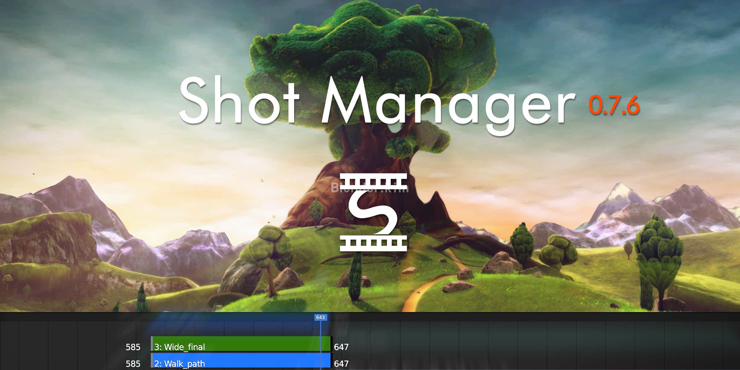 摄像机镜头区间设置插件 Shot Manager Pro - Blender插件-魔酷网