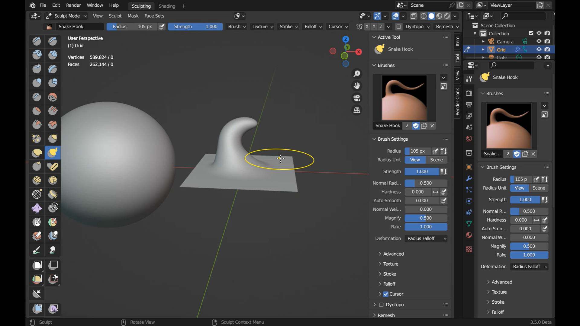笔刷雕刻插件 VDM Brush Baker - Blender插件-魔酷网