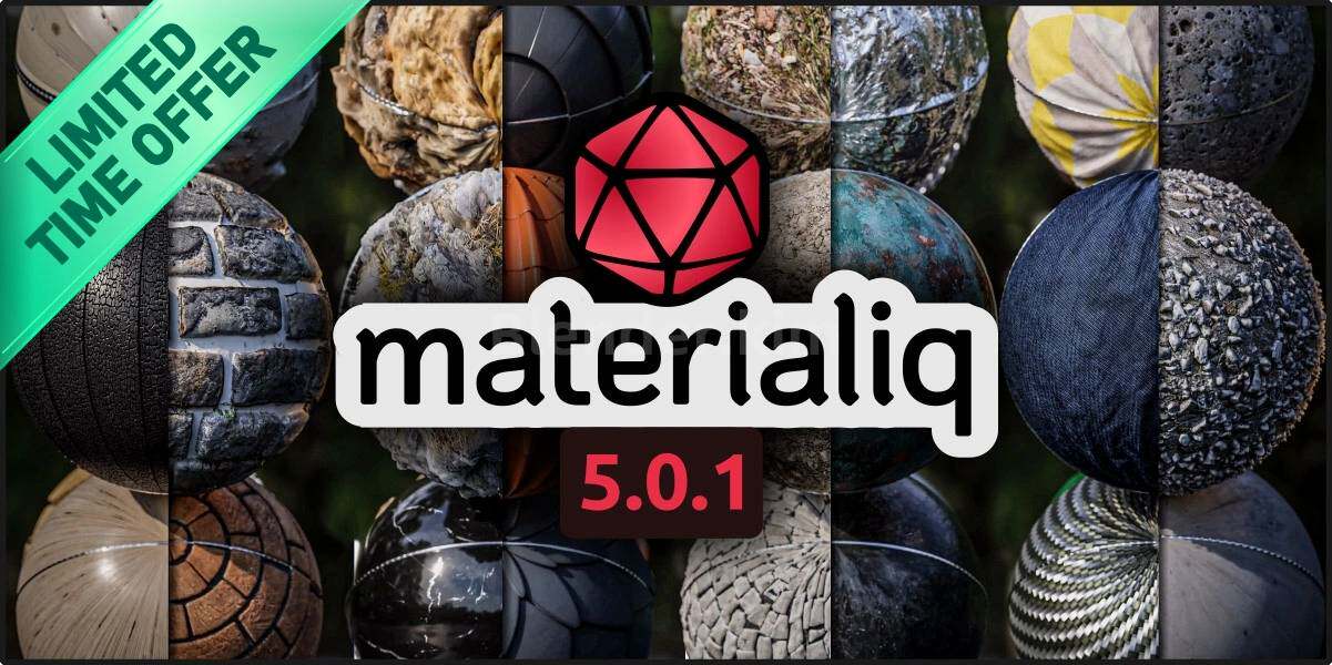 370组材质预设库 Material Library Materialiq-魔酷网