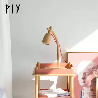 PIY bow lamp lamp bedroom bedside lamp Nordic creative Warm Home Decoration lamp