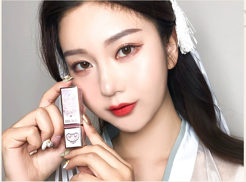 Chính hãng Gogo Dance Hanfu Fuxing Sheguang Matte Lipstick Su Yan Sinh viên giá rẻ Tử Cấm Thành cổ Phong cách mới bắt đầu Son môi - Son môi