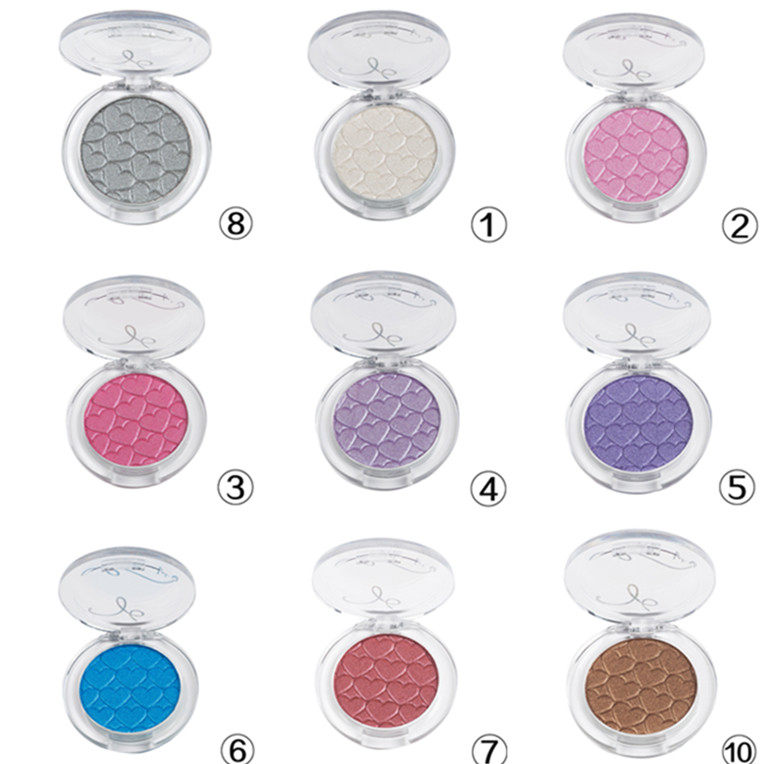 Kindergarten 61 stage performance monochrome eye shadow blue green pink mermaid Ji Pearl eye shadow shiny