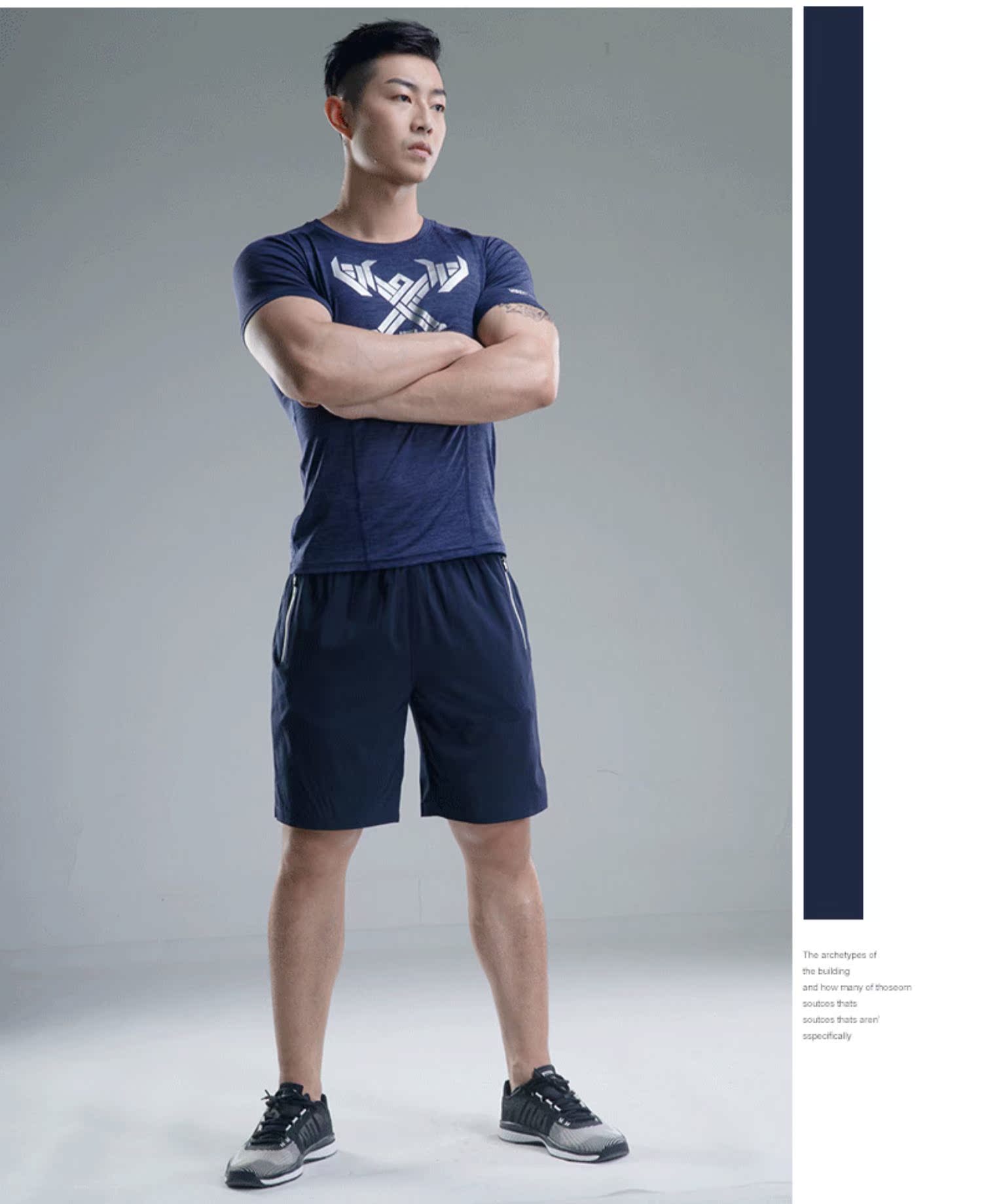 Wittke quần short thể thao nam tập thể dục mùa thu chạy nhanh quần khô nhẹ và thoáng khí năm quần - Quần thể thao quần short nữ the thao