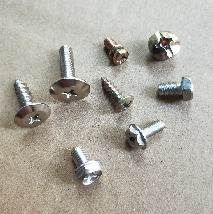 Gas stove valve body water plate screw all stainless steel screw never rust copper screw micro switch plug screw
