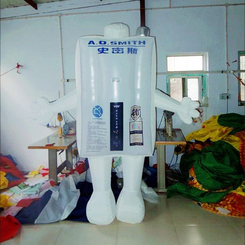 Custom inflatable water purifier Drinking Sprinkler Gas Mold Simulation Water Heater Cartoon Celebration Iridescent Door Active Ventilator