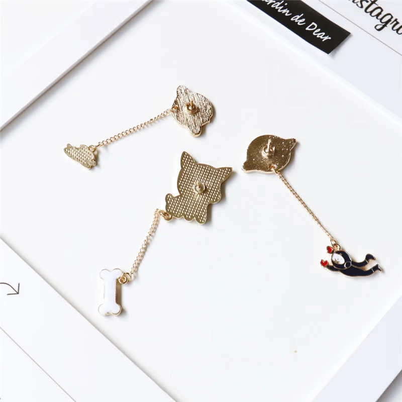 Nhật Bản và Hàn Quốc Túi sinh viên pin pin dễ thương trâm cài huy hiệu trâm cài cổ áo phiên bản Hàn Quốc của trang sức nữ - Trâm cài