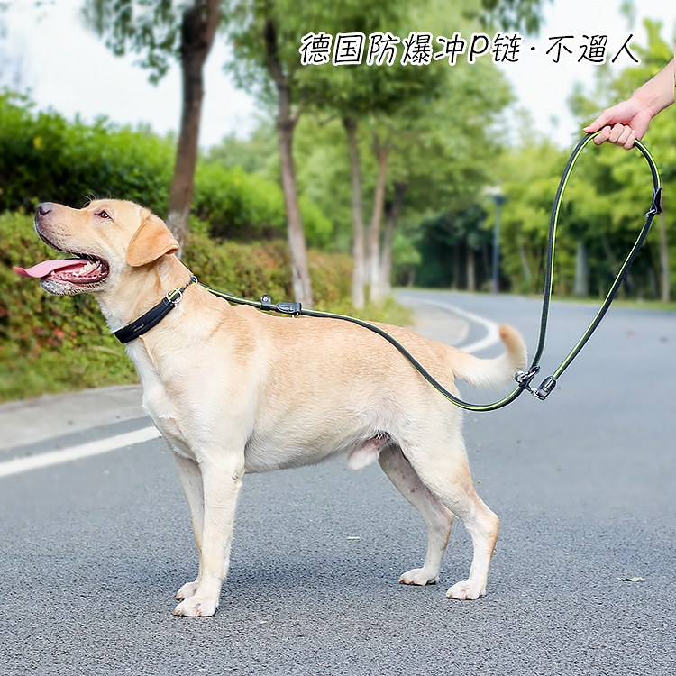 Explosion-proof punching pooch P-chain traction rope Item ring Kim Mauro Labrador Dog Rope Dog Necklace Large Dog