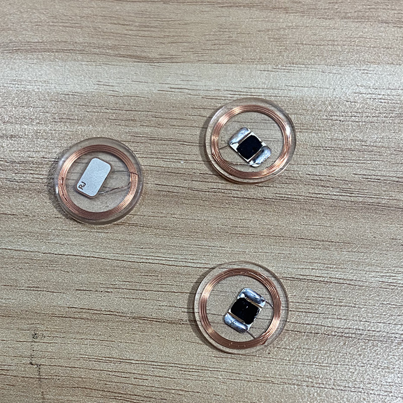 Ordering IC chips melamine dinner plate rfid electronic tag ISO15693ICODE SLIX smart disk settlement card