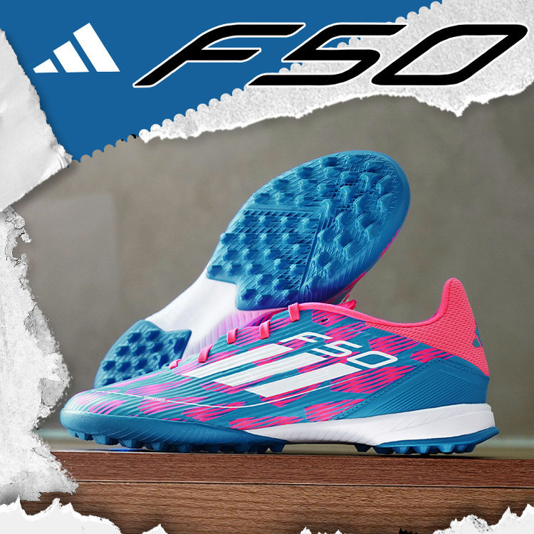 Authentic Adidas F50 Strawberry Messi Messi Mid-Range Turf Cleats Tf Football Shoes If1336