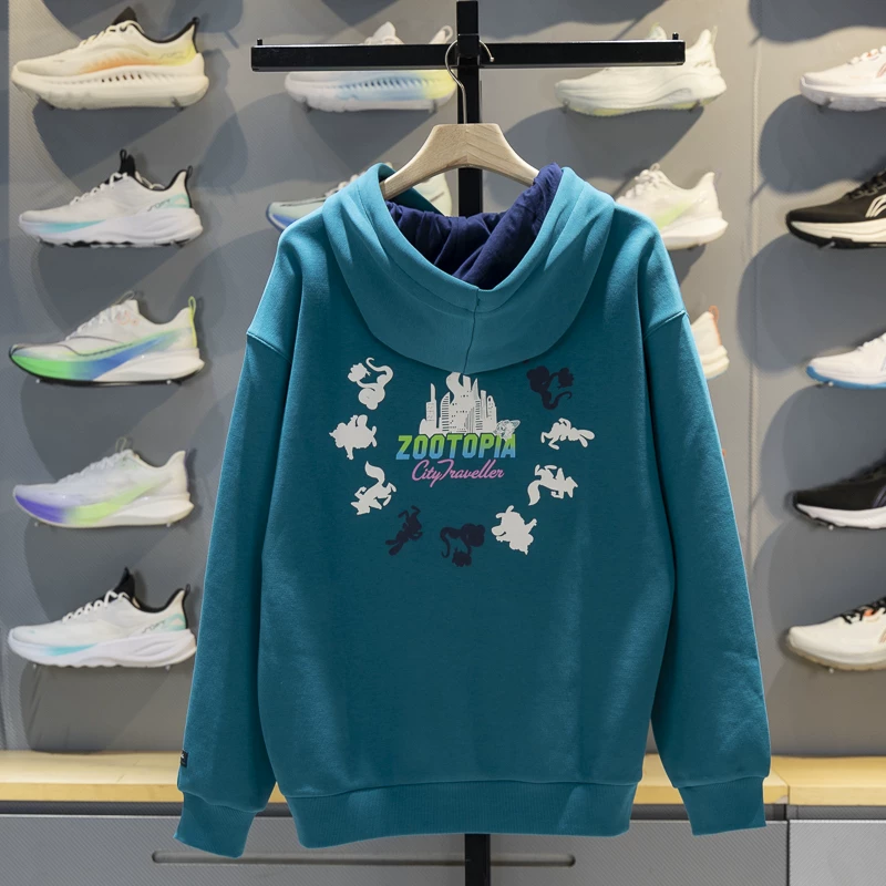 Li Ning, зимние брюки, теплоудерживающий худи, свободный крой