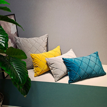 Nordic style Pillow High-end Sofa Cushions Neoclassical Postcurrent Minimalist Yodai 100 Hitch A Minimalist Style Pillowcase Flannel