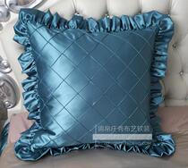 Nordic simple European pillow luxury pillow luxury pillow case Neoclassical square pillow high-end bed head cushion luxury