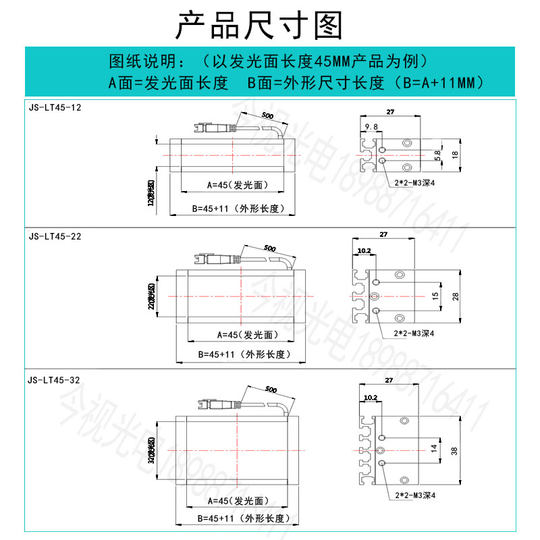 Ленточный источник света для машинного зрения, высокая яркость, высокая равномерность, светодиодная лента, промышленный источник света, доступны различные спецификации